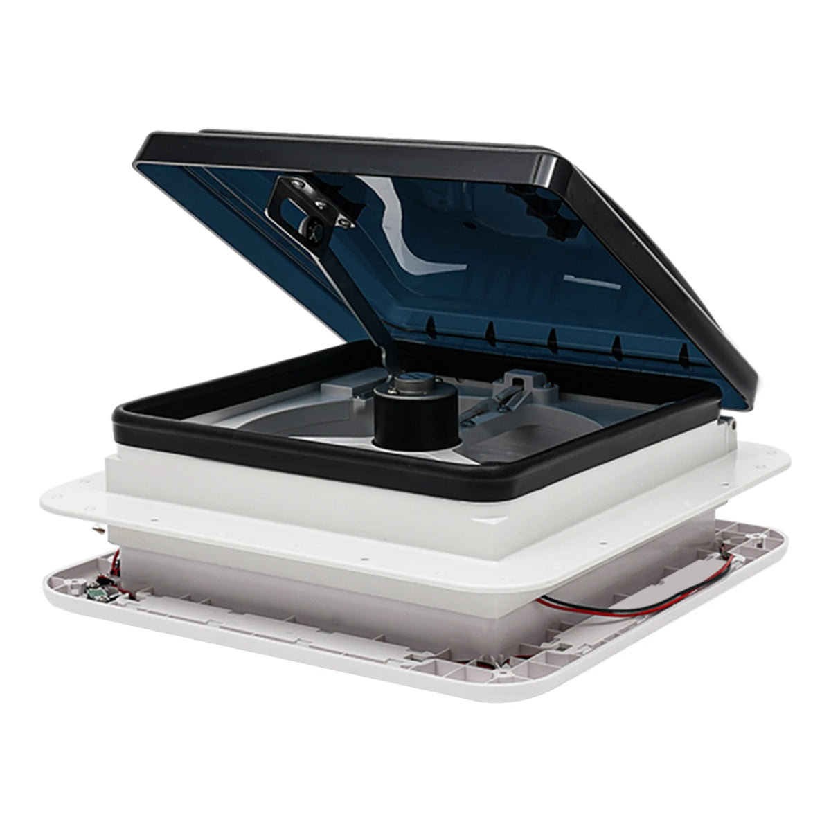 12V Roof Vent Fan 280mm, LED Skylight, Caravan Motorhome