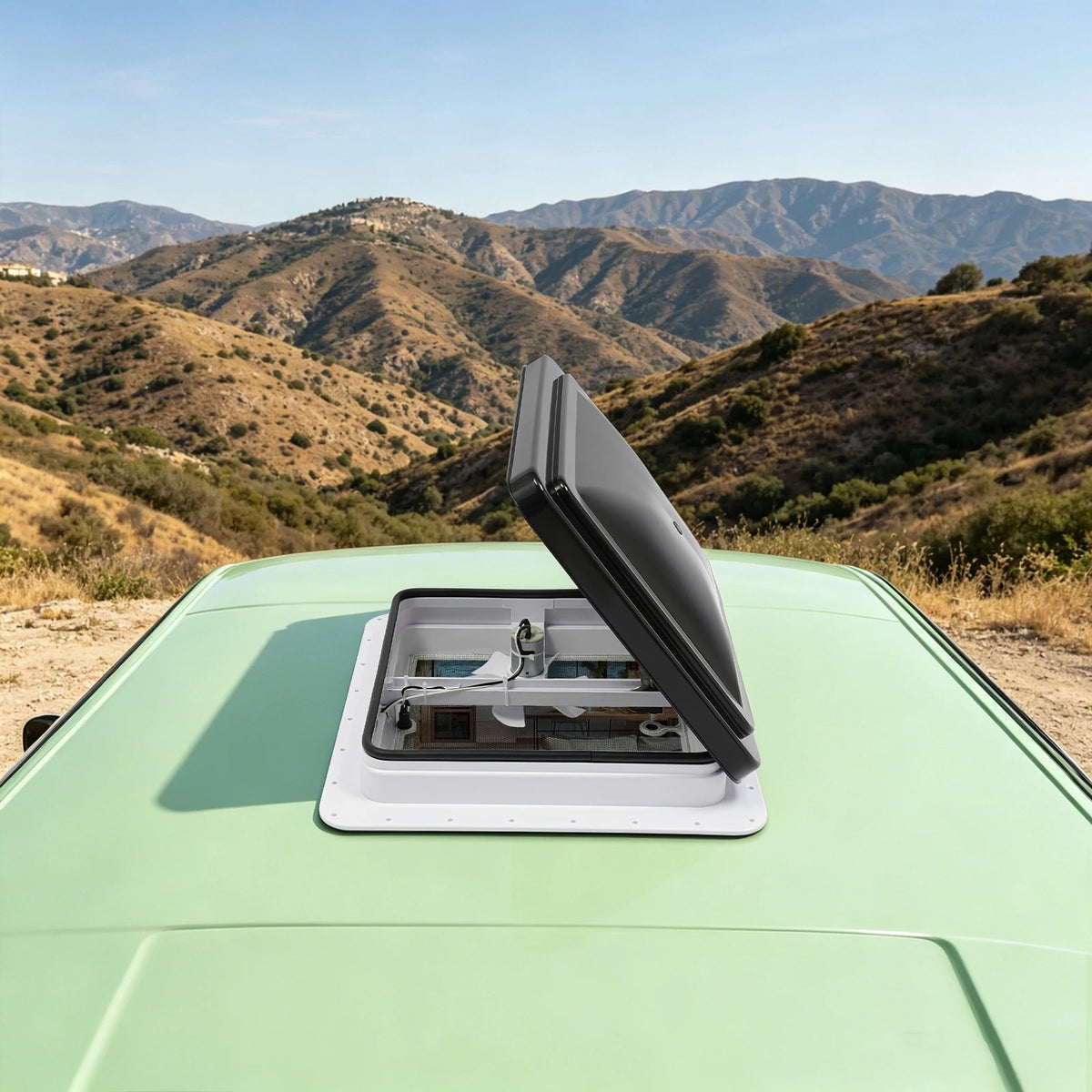 Roof Vent Skylight 42x42cm, Caravan Motorhome Replacement