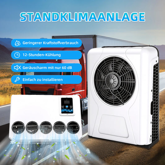 12000BTU Parking Air Conditioner 12V 24V, Van Truck RV
