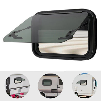 RV Push Out Window 50x35cm Aluminium, Campervan Caravan