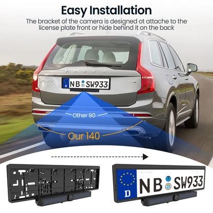 Solar Wireless Reversing Camera 4.3in Monitor, Motorhome RV