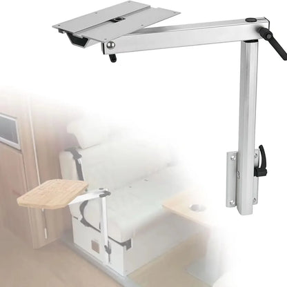 Adjustable RV Table Leg, 360 Rotating Aluminium Pedestal
