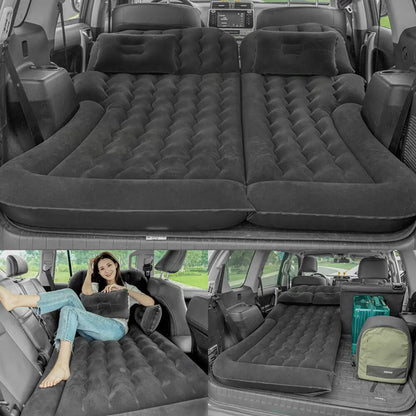 Inflatable Car Bed with Pump, 6 Chamber Air Mattress, SUV