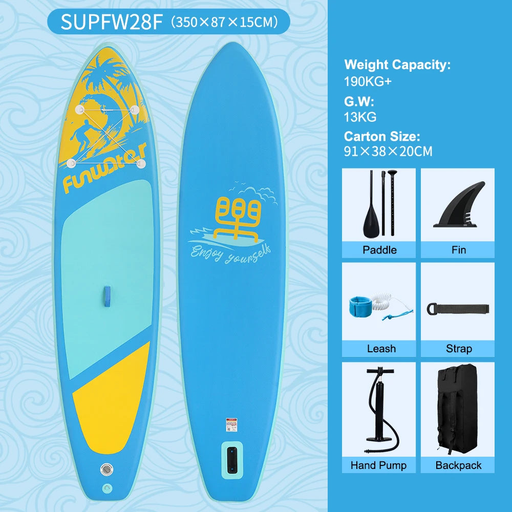 Inflatable Stand Up Paddle Board SUP 335cm, 165kg Load