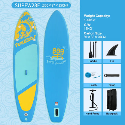 Inflatable Stand Up Paddle Board SUP 335cm, 165kg Load