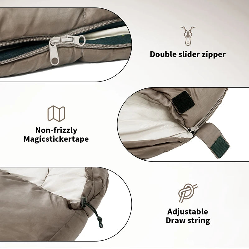 Naturehike Mummy Sleeping Bag MJ300 MJ600, Winter Camping