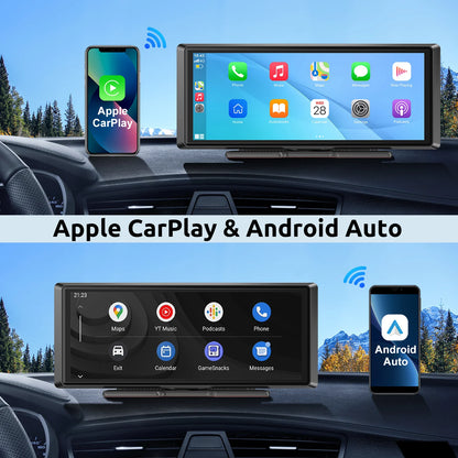 8.1 Inch Portable CarPlay Screen, Android Auto GPS, Camper
