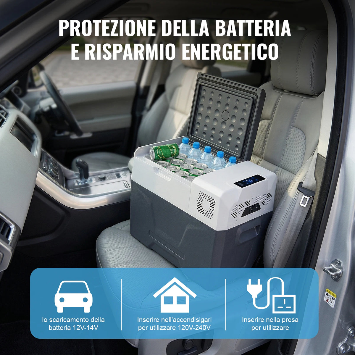 SIHAO 15L Compressor Fridge Freezer 12V, App, Campervan