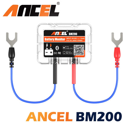 ANCEL BM200 Bluetooth 12V Battery Monitor, App, Campervan