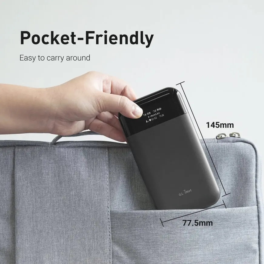 GL.iNet Mudi 4G LTE Travel Router, VPN WiFi Hotspot, Van