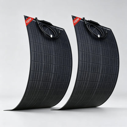 100W Flexible Solar Panel 18V ETFE, Campervan Van Roof