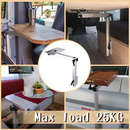 Adjustable RV Table Leg, 360 Rotating Aluminium Pedestal