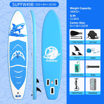 Inflatable Stand Up Paddle Board SUP 335cm, 165kg Load