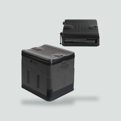 Foldable Camping Toilet 20L - product on neutral grey background