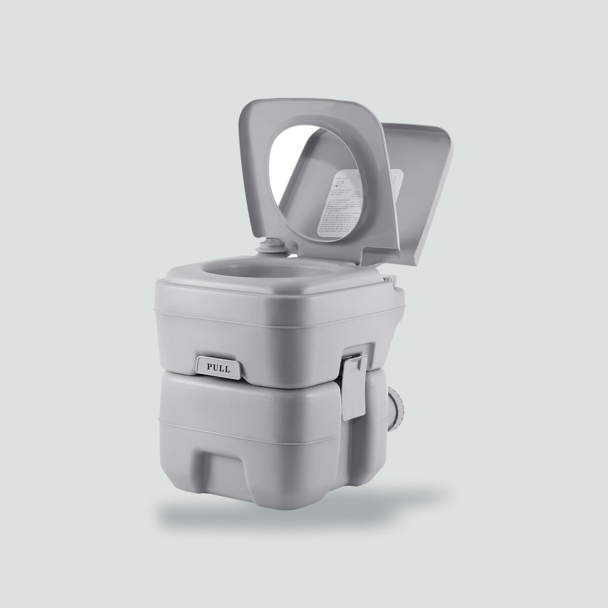 Portable Camping Toilet 20L - product on neutral grey background